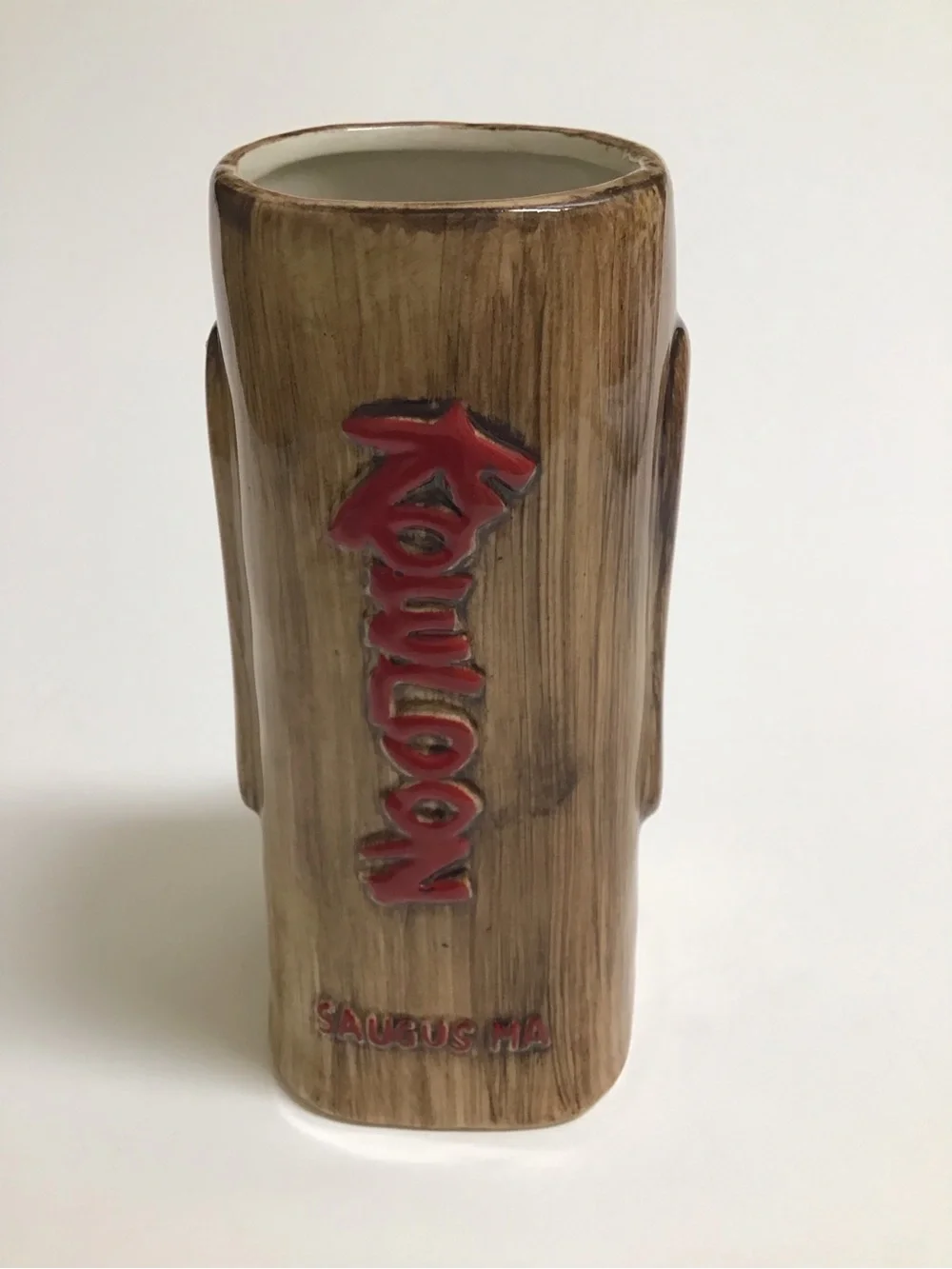 Kowloon Moai Tiki Mug Saugus Mass Resturant Tiki Bar 6” Tall KGS 2018 Man Cave